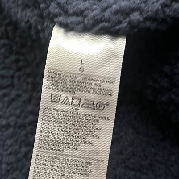 Banana Republic navy blue jacket snap closure fleece inside great condition - Picture 9 of 9